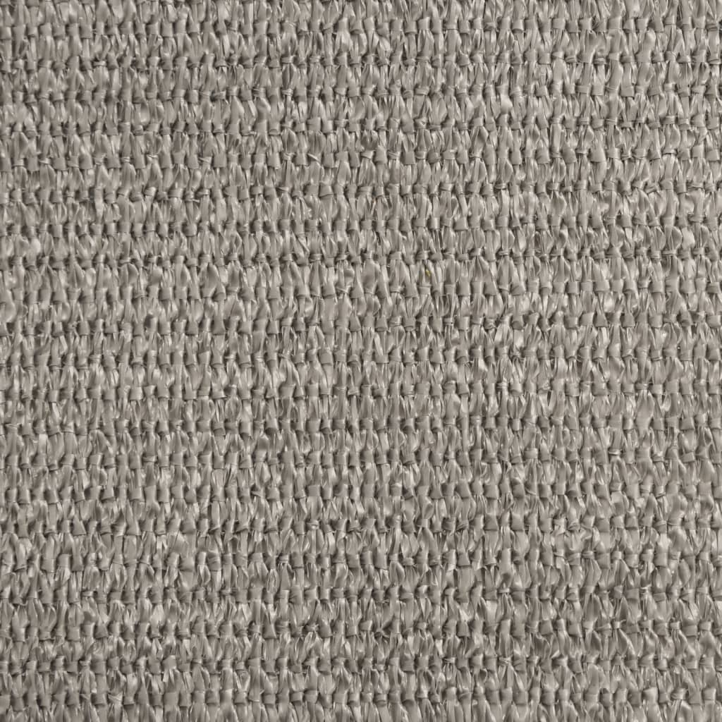 Sonnensegel 160 g/m² Dreieckig Hellgrau 4x4x4 m HDPE