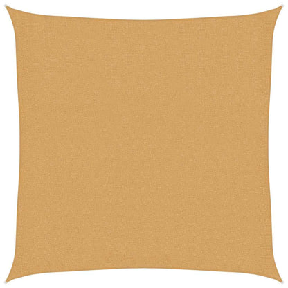 Sonnensegel 160 g/m² Quadratisch Sandfarbe 2,5x2,5 m HDPE