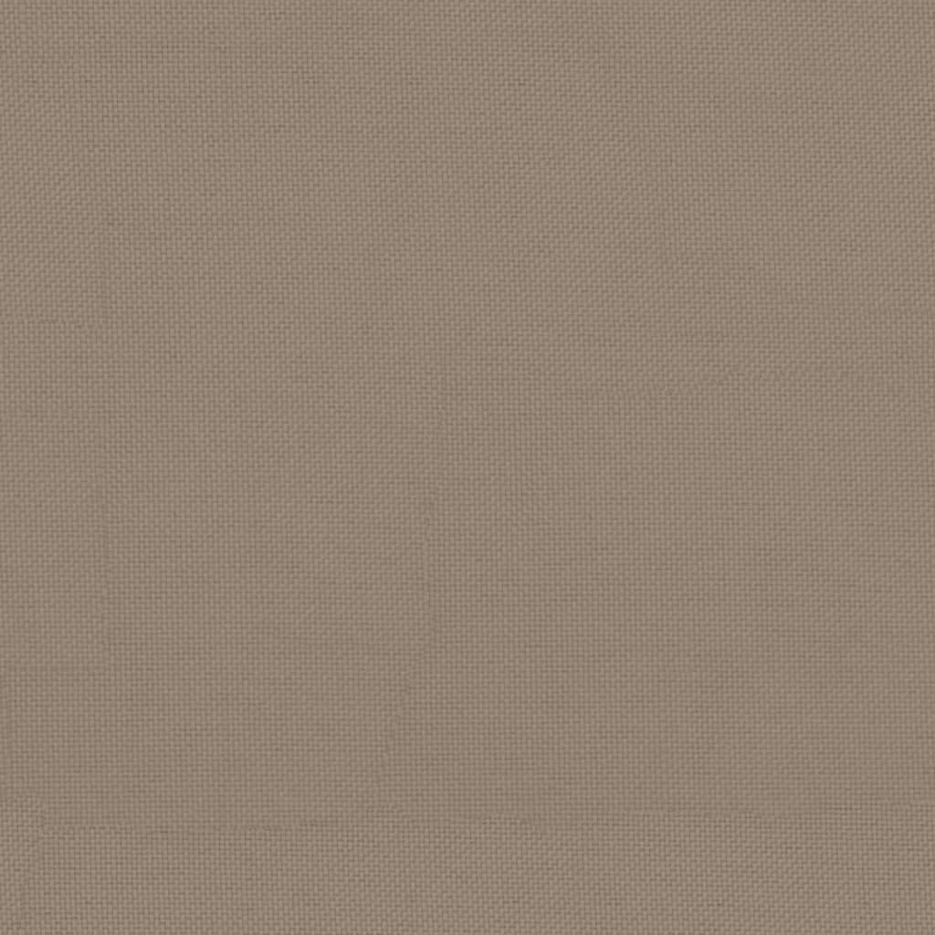 Palettenkissen 7-tlg. Taupe Stoff