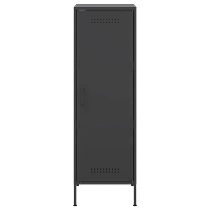 Highboard Schwarz 36x39x113 cm Stahl