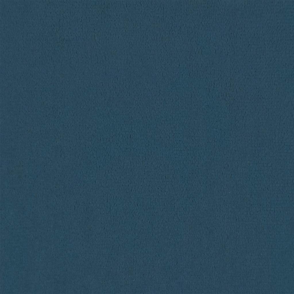 Bettgestell ohne Matratze Dunkelblau 120x190 cm Samt