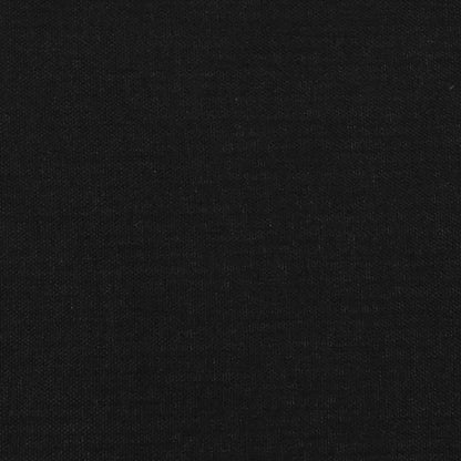 Boxspringbett mit Matratze Schwarz 120x190 cm Stoff