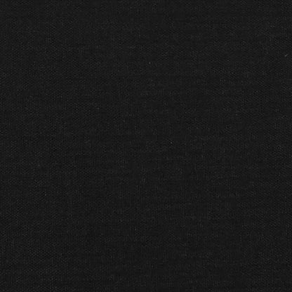 Boxspringbett mit Matratze & LED Schwarz 120x190 cm Stoff