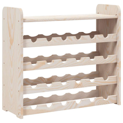 Weinregal mit Oberplatte 67,5x25x60 cm Massivholz Kiefer