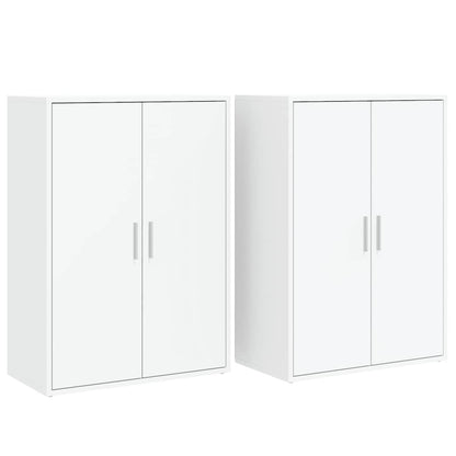 Sideboards 2 Stk. Weiß 60x31x84 cm Holzwerkstoff