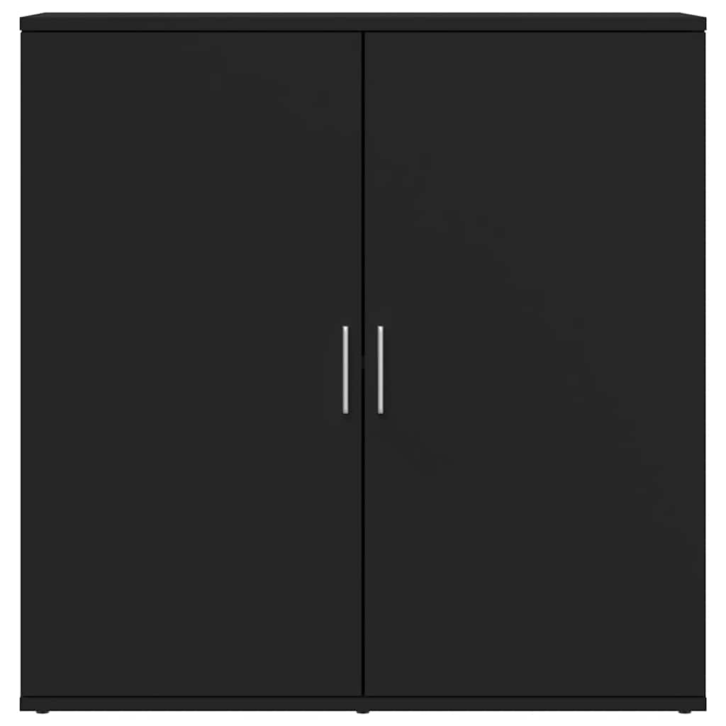 Sideboards 2 Stk. Schwarz 79x38x80 cm Holzwerkstoff