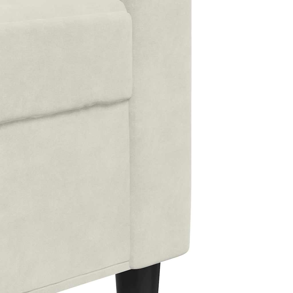 Sessel Creme 60 cm Samt