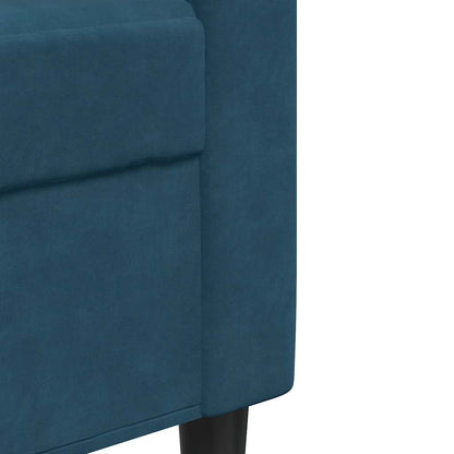 Sessel Blau 60 cm Samt