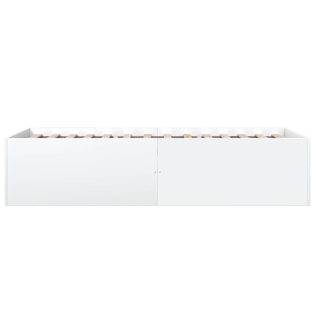 Bettgestell Weiß 90x190 cm Holzwerkstoff