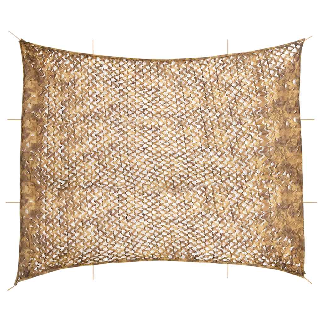 Tarnnetz mit Aufbewahrungstasche 729x602 cm Sandfarbe