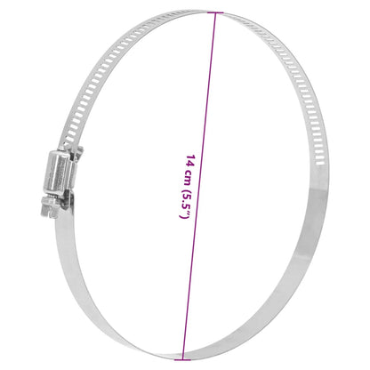 Schlauchschellen 6 Stk. 91-140 mm Edelstahl 304