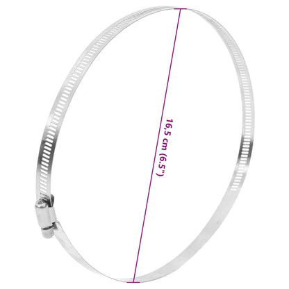 Schlauchschellen 6 Stk. 91-165 mm Edelstahl 304