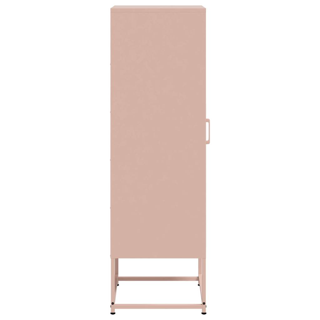 Highboard Rosa 36x39x123 cm Stahl