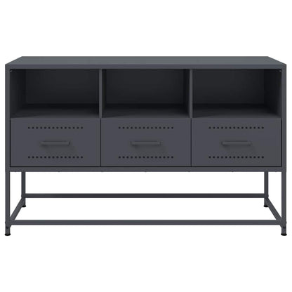 TV-Schrank Anthrazit 100,5x39x60,5 cm Stahl