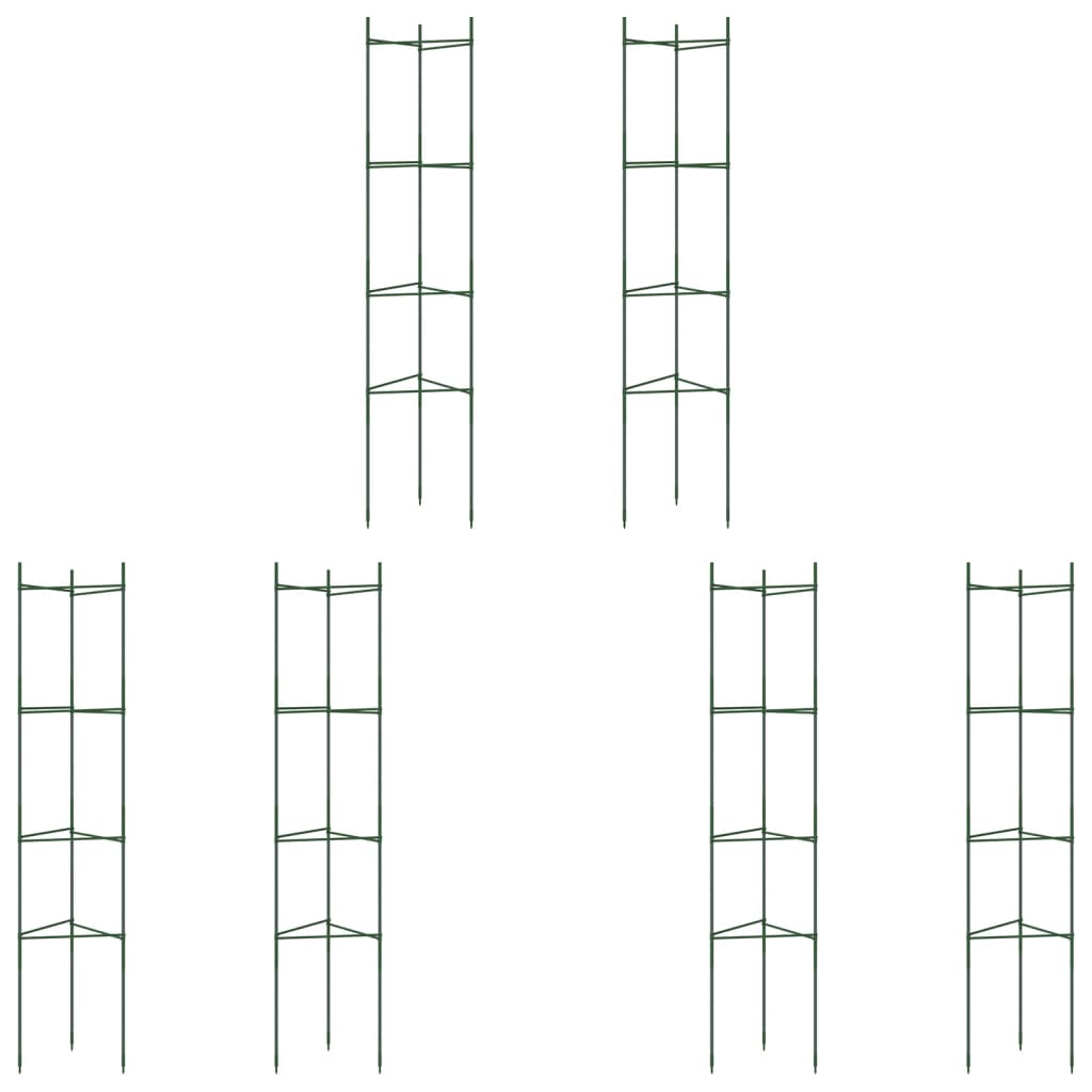 Tomatenkäfige 6 Stk. 154 cm Stahl und PP