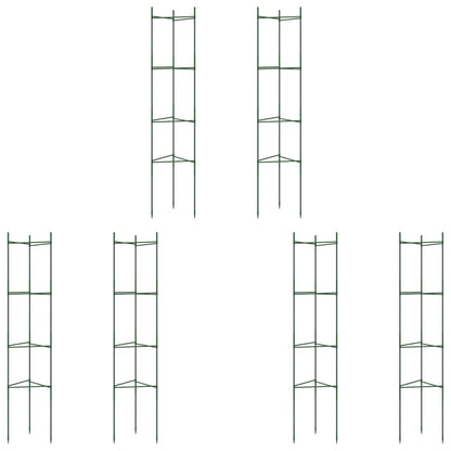 Tomatenkäfige 6 Stk. 154 cm Stahl und PP
