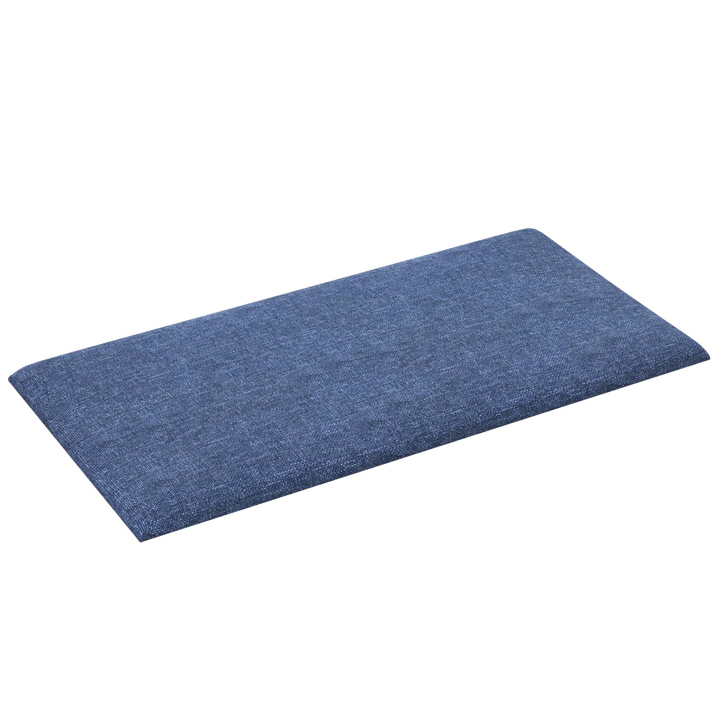 Wandkopfteilen 12 pcs Blau 30 x 15 cm Stoff