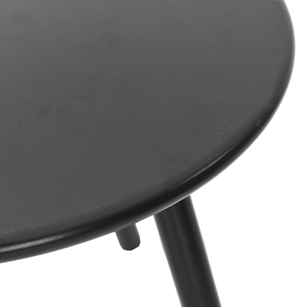 Gartenstuhl-Set 3-tlg. Schwarz und Gelb Poly Rattan