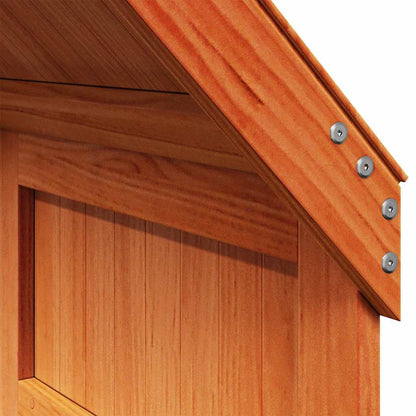 Dach für Kinderbett Wachsbraun 55x84x132 cm Massivholz