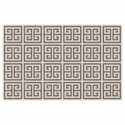 Teppich Kurzflor Mehrfarbig 190x300 cm Rutschfest