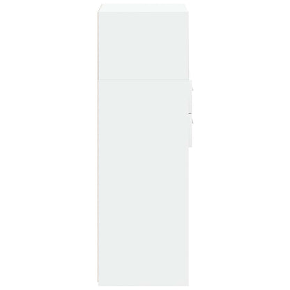 Highboard Weiß 45x42,5x124 cm Holzwerkstoff