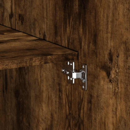 Hochschrank Räuchereiche 70x42,5x225 cm Holzwerkstoff