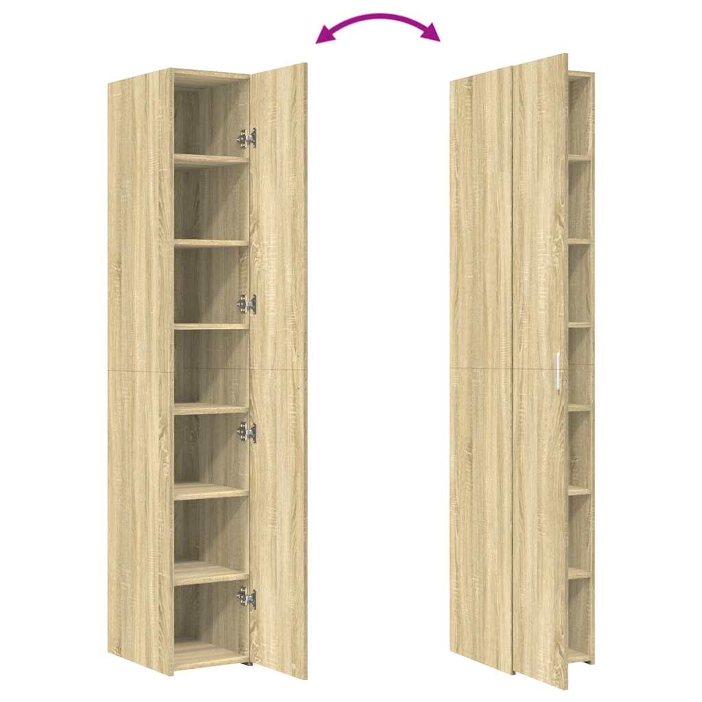 Highboard Sonoma-Eiche 30x42,5x185 cm Holzwerkstoff