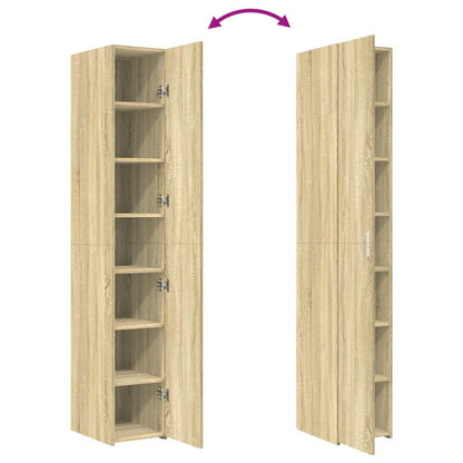Highboard Sonoma-Eiche 30x42,5x185 cm Holzwerkstoff