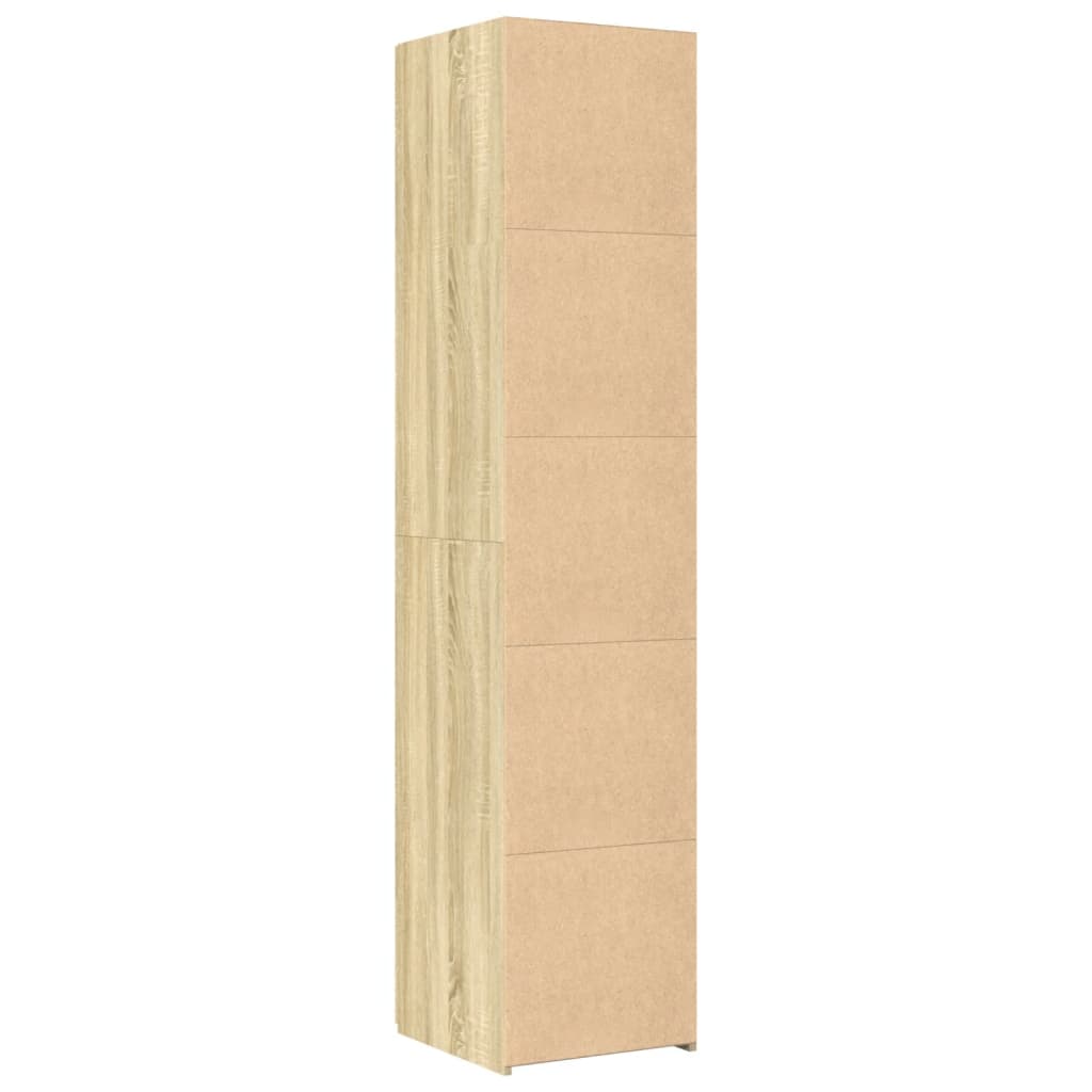 Highboard Sonoma-Eiche 40x42,5x185 cm Holzwerkstoff