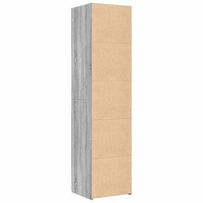 Highboard Grau Sonoma 45x42,5x185 cm Holzwerkstoff