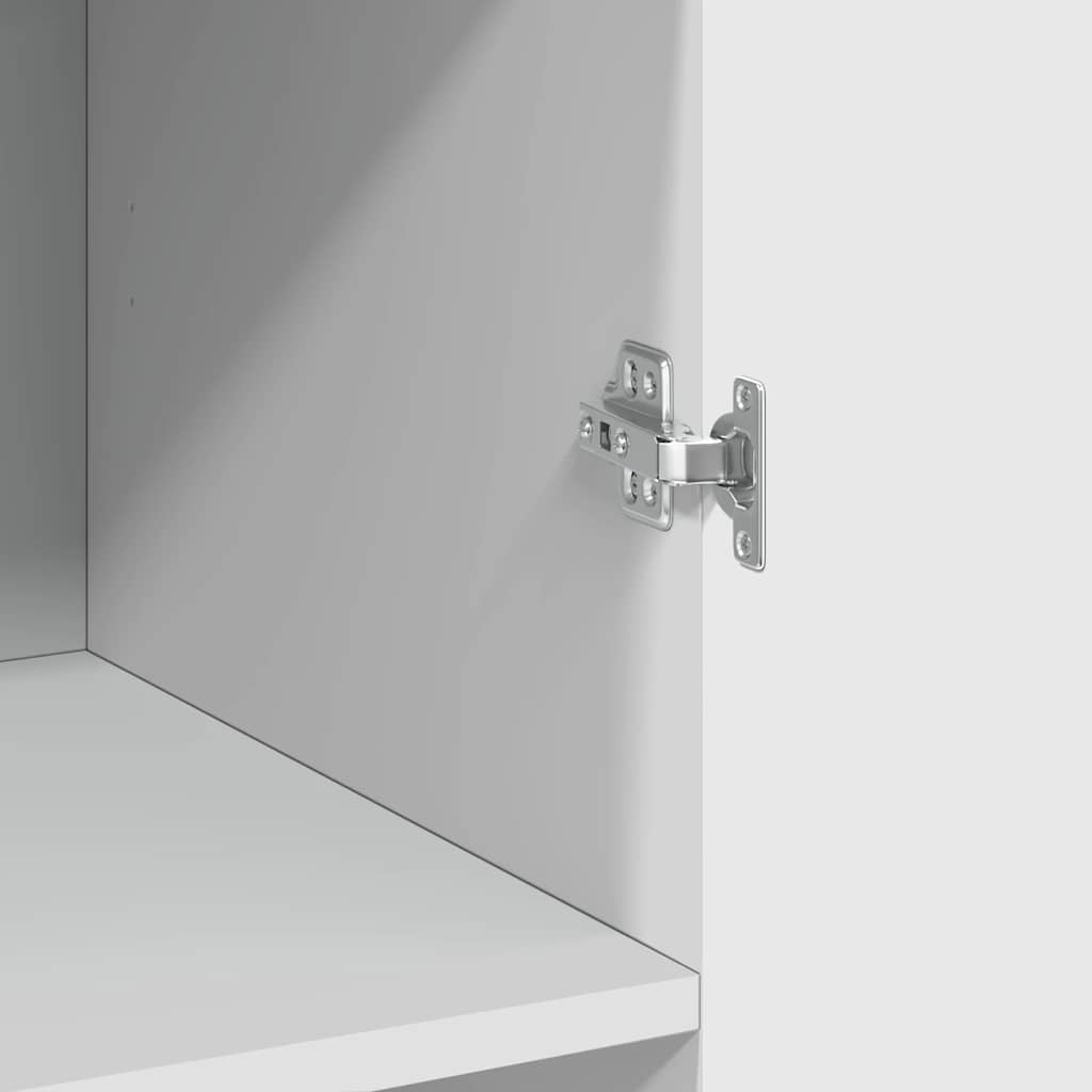 Highboard Weiß 70x42,5x185 cm Holzwerkstoff