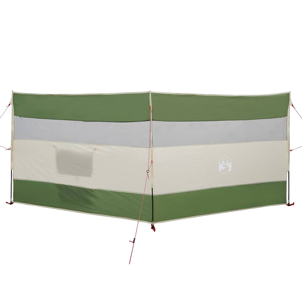 Camping-Windschutz Grün 340x130 cm Wasserdicht