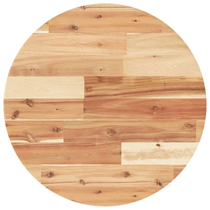 Tischplatte Rund Ø50x2 cm Massivholz Akazie