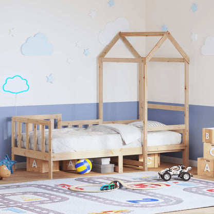 Tagesbett mit Dach 80x200 cm Massivholz Kiefer