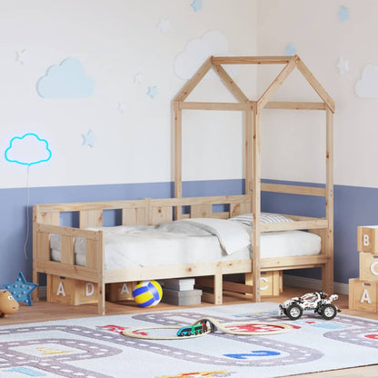 Tagesbett mit Dach 80x200 cm Massivholz Kiefer