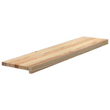 Treppenstufen 4 Stk. Unbehandelt 110x25x2 cm Massivholz Eiche