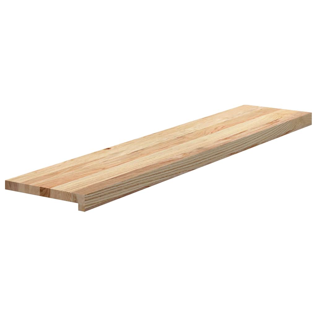Treppenstufen 12 Stk. Unbehandelt 120x30x2 cm Massivholz Eiche