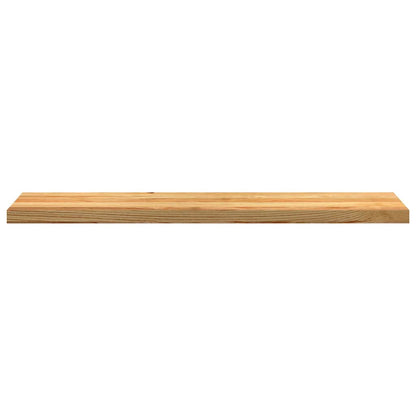 Treppenstufen 4 Stk. Hellbraun 120x30x2 cm Massivholz Eiche