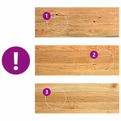 Treppenstufen 16 Stk. Hellbraun 70x25x2 cm Massivholz Eiche