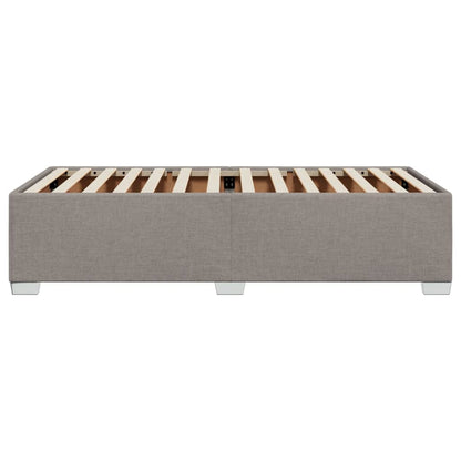 Bettgestell ohne Matratze Taupe 80x200 cm Stoff