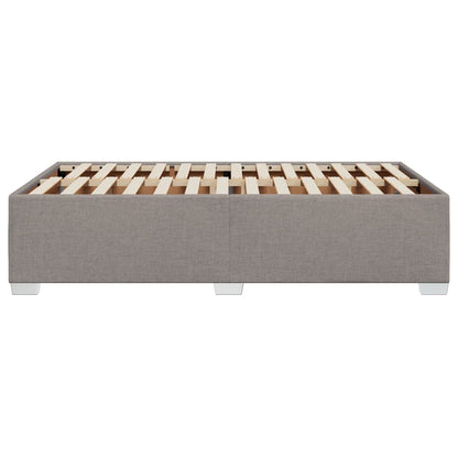 Bettgestell ohne Matratze Taupe 120x200 cm Stoff