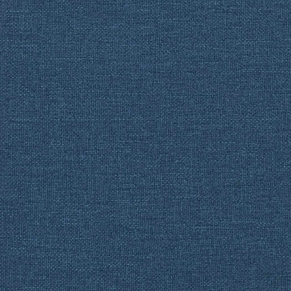 Bettgestell ohne Matratze Blau 90x190 cm Stoff