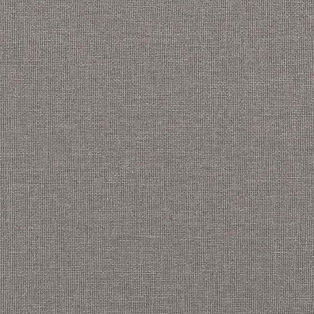 Bettgestell ohne Matratze Taupe 120x200 cm Stoff