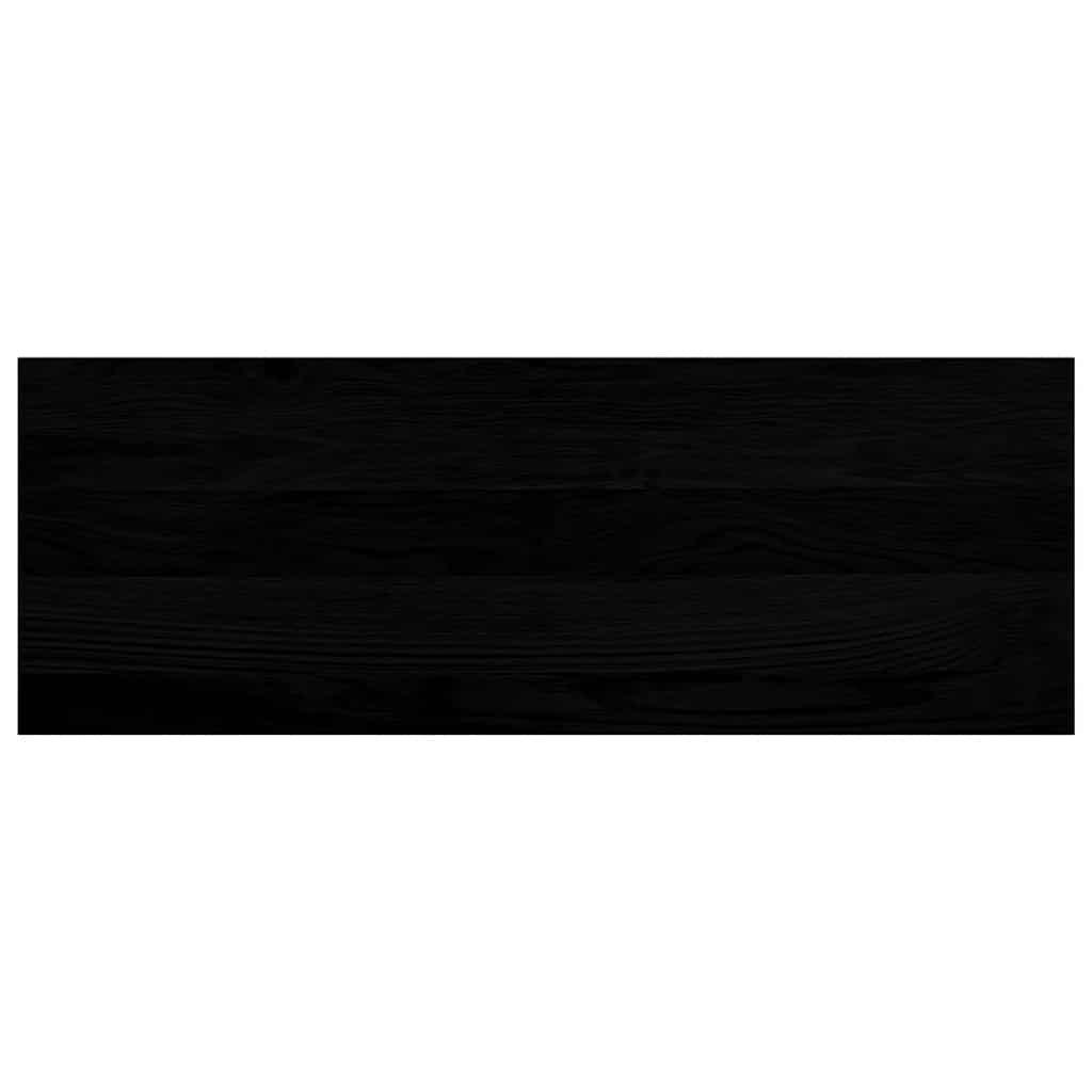 Fensterbänke 2 Stk. Dunkelbraun 70x30x2 cm Massivholz Eiche