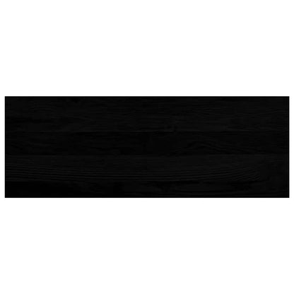 Fensterbänke 2 Stk. Dunkelbraun 70x30x2 cm Massivholz Eiche