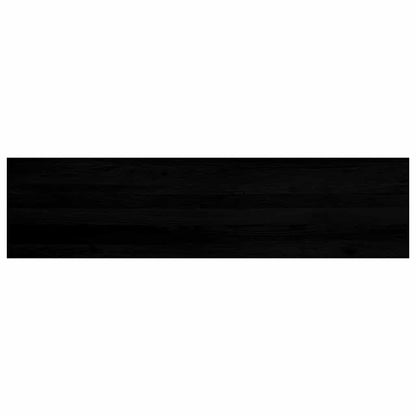 Fensterbänke 2 Stk. Dunkelbraun 160x40x2 cm Massivholz Eiche