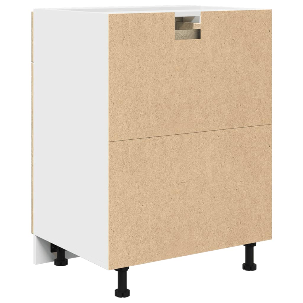 Schubunterschrank Lyon Sonoma-Eiche 60x46x81,5 cm Holzwerkstoff