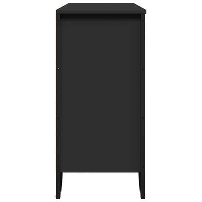 Sideboard Schwarz 101x35,5x74,5 cm Holzwerkstoff