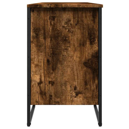 Schuhregal Räuchereiche 90x38x61,5 cm Holzwerkstoff