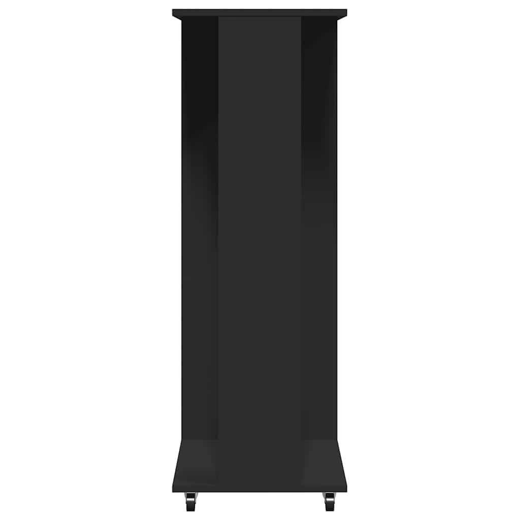 Kleiderständer mit Rollen Schwarz 102x38x110 cm Holzwerkstoff